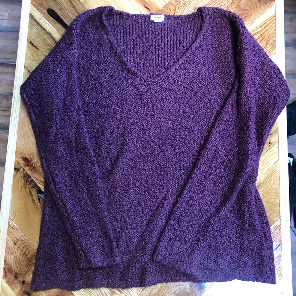 Garage sweater Purple Small V-neck